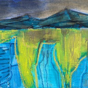 Darkening hills